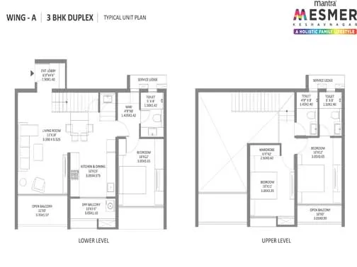 3bhk Duplex plan